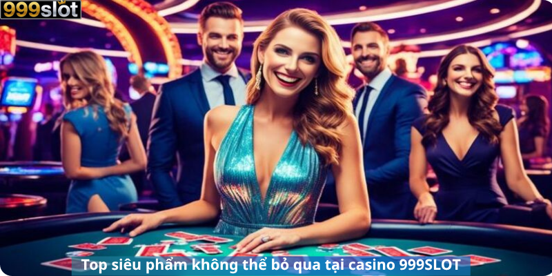 Top siêu phẩm không thể bỏ qua tại casino 999SLOT