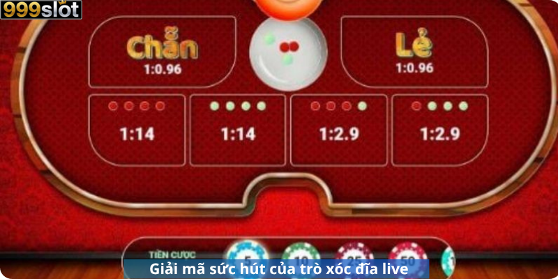 Giải mã sức hút của trò xóc đĩa live